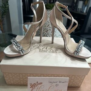 Jewel Badgeley Mischka elegant jewel heels